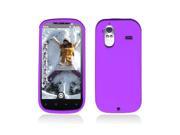 Purple Silicone Skin Case Cover for HTC Amaze 4G Ruby
