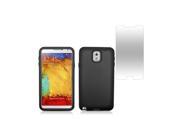 Black Hybrid Case Cover Holster Combo w Clip Stand for Samsung Galaxy Note 3