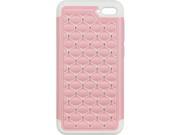 For Amazon Fire Phone Pink Hybrid Diamond Studded White TPU Cover Case