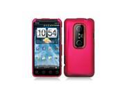 Pink Snap On Hard Case Cover for HTC Evo 3D Evo V