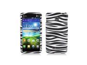 Black White Zebra Design Snap On Hard Case Cover for LG Escape P870
