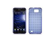 Purple Plaid Pattern TPU Case Cover for Samsung Galaxy S II Skyrocket HD I757