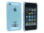 Clear Sky Blue Back Cover Case for iPhone 3 3G