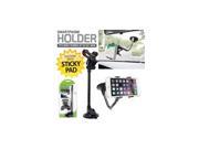 Universal Windshield Dashboard Car Mount Phone Holder Up to 3.5 inches Wide