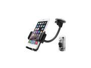 Universal Windshield Dashboard Car Holder Phone Mount up to 3.5 Inch with plate