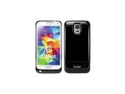 For Samsung Galaxy S5 3000mAh Black Rechargeable External Backup Power Bank Case