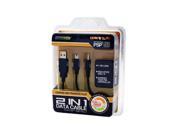 KMD Universal 2in1 Data Recharge Cord Cable for PS3 PSP USB Device