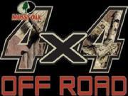 Mossy Oak Graphics Off Road 4X4 With Black X Decal