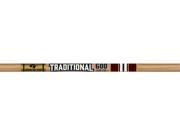 Gold Tip Traditional Classic 400 Raw Unfletched Shafts With Nock Inst Insert Loose