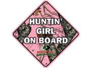 Mossy Oak Graphics Huntin Girl On Board Decal Pink Camo