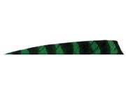 Trueflight Shield Back Green Bar 5 Rw Feathers