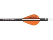 New Archery Products 2 Speed Hunter Quik Fletch Black Tube White Orange Orange