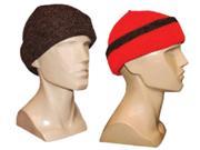 RELIABLE OF MILWAUKEE Knit Cap Brown Reversible to Blaze