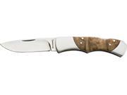 Browning Pursuit With Burl Wood Folder Knife