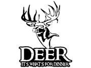 WESTERN RECREATION DEER WHATS FOR DINNER DECAL
