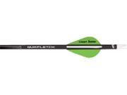 New Archery Products 2 Speed Hunter Quik Fletch Black Tube White Green Green
