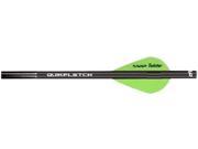 New Archery Products Quik Fletch Twister Black Tube White Green Green