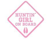 Mossy Oak Graphics Huntin Girl On Board Decal Pink