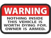 WESTERN RECREATION WARNING LABEL DECAL 2x3 WESTERN RECREATION WARNING LABEL DECAL 2x3
