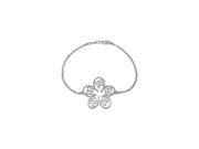 Floral Butterfly Design Bracelet in Sterling Silver Perfect Jewelry for all Occasions