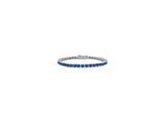 Diffuse Sapphire Tennis Bracelet in 925 Sterling Silver 3.00 Carat Total Gem Weight