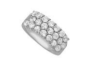 Total Weight Ring with Cubic Zirconia in 14K White Gold