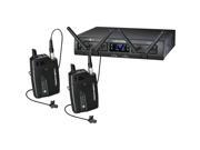 Audio Technica ATW 1311L System 10 PRO Rack Mount Digital Dual Lavalier Mic System 2.4 GHz