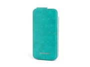 Kensington Portafolio Teal Ostrich Solid Flip Wallet for iPhone 5 K39609WW