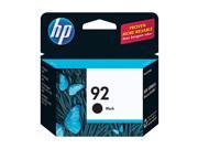HP C9362WN HP 92 Black Ink Cartridge HP92BK