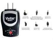 Vivitar 2500mA Universal AC Adapter w 7 Adapter Plugs VIVUA2500