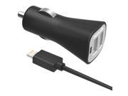 DIGIPOWER IS PC3DL InstaSense TM 3.4 Amp Dual USB Car Charger with 5ft Lightning R Cable