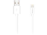 MACALLY ISYNCABLEL3W Charge Sync Lightning R to USB Cable 3ft White