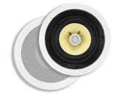 6 1 2 Inches Kevlar 2 Way In Ceiling Speakers Pair 60W Nominal 120W Max. 4103