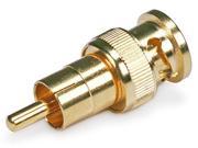 BNC Male to RCA Male Adaptor Gold Plated 4122
