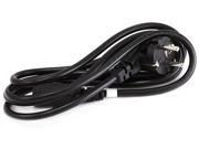 6ft 18AWG European Power Cord Cable H05VV F NEMA C13 Black 7692
