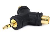 3.5mm Stereo Plug to 2 RCA Jack Splitter Adaptor Gold Plated Y type 7224