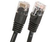5 Pack Bundle of Arrowmounts 7 Ft Cat 5e Cat5e RJ45 Ethernet LAN Network Patch Cable Booted Black AM Cat5e 505BK
