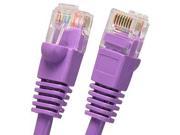 Arrowmounts 5 Ft Cat 5e Cat5e RJ45 Ethernet LAN Network Patch Cable Booted Snagless Purple AM Cat5e 504PU