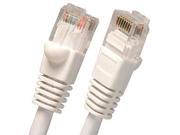 Arrowmounts 0.5 Ft Cat 5e Cat5e RJ45 Ethernet LAN Network Patch Cable Booted Snagless White AM Cat5e 516WT