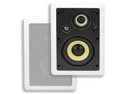 Monoprice Caliber In Wall Speakers 5.25 Inch Fiber 3 Way pair