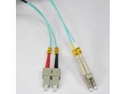 Arrowmounts Fiber Optic Jumper 1m LC SC 10Gb 50 125 LOMMF M M Duplex Fiber Cable AM FOJ2621