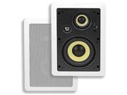 6 1 2 Inches 3 Way High Power In Wall Speaker Pair 7607