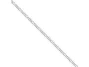 Sterling Silver 1.5mm Figaro Chain Anklet 9 inch