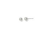 7mm Polished Ball Post Earrings in Sterling Silver