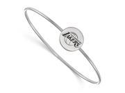 NBA Los Angeles Lakers Bangle Bracelet in Sterling Silver 7 Inch