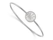 NBA Golden State Warriors Bangle Bracelet in Sterling Silver 7 Inch