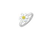 2.25mm Sterling Silver Stackable Jonquil Ring Size 10