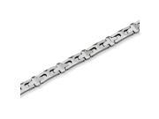 6mm Tungsten Crafted Polished Link Bracelet 8.25 Inch