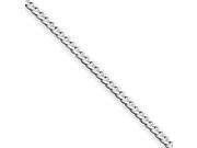 Sterling Silver 3mm Curb Chain Anklet 9 inch