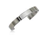 Stainless Steel Brushed and Polished Cuff